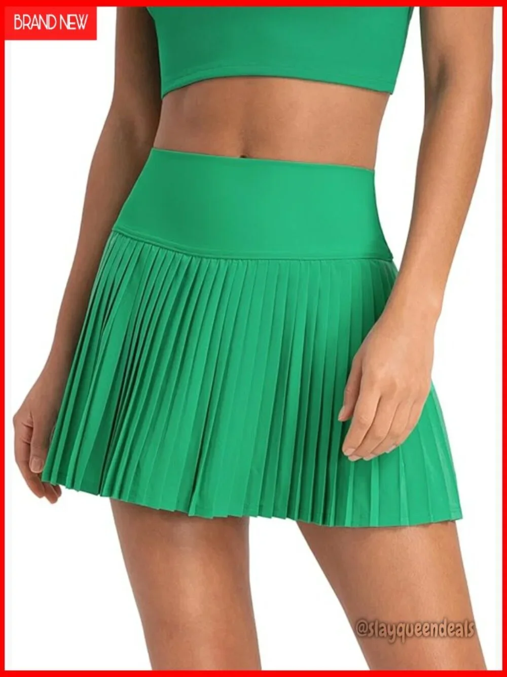 Lightweight Pleated Tennis Skirt with 3